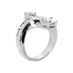 18K White Gold Right Hand Diamond Ladies Ring 1.47ct -Outlet Radiant Bijou Store 18k gold right hand diamond ladies ring 147ct p 31465 back white 20220426