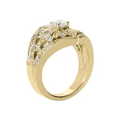 18K White Gold Right Hand Ladies Diamond Ring 0.74ct -Outlet Radiant Bijou Store 18k gold right hand ladies diamond ring 074ct p 31553 back yellow 20220426