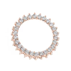 1 Carat Round Diamond Circle Of Love Pendant For Women 18K Yellow Gold -Outlet Radiant Bijou Store 18k gold round diamond circle of love pendant for women 1 carat ro 1