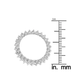 1 Carat Round Diamond Circle Of Love Pendant For Women 18K Yellow Gold -Outlet Radiant Bijou Store 18k gold round diamond circle of love pendant for women 1 carat rulerwh 1