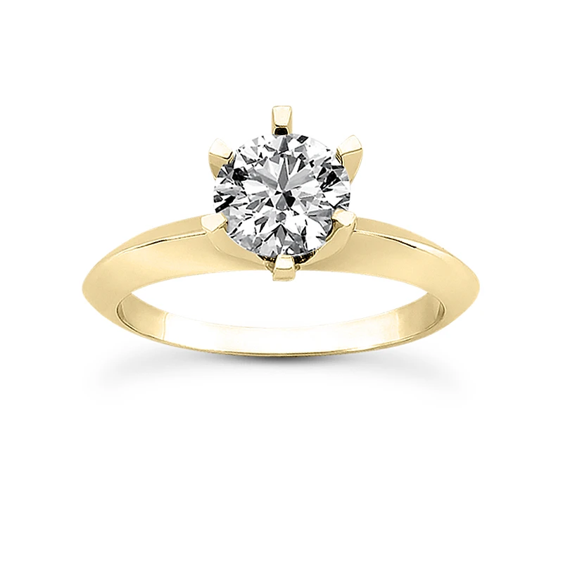 18K White Gold 0.75ct Diamond Engagement Ring 3mm 4 18K White Gold 0.75ct Diamond Engagement Ring 3mm - Image 2