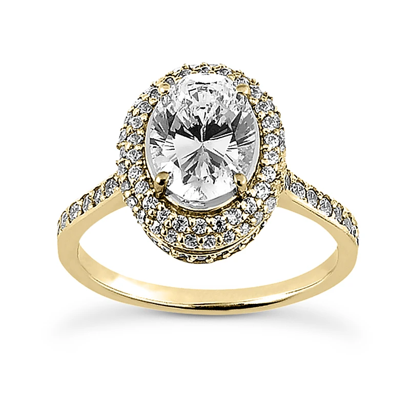 18K White Gold Round Diamond Engagement Ring 1.27ct 4 18K White Gold Round Diamond Engagement Ring 1.27ct - Image 2