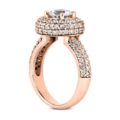 18K White Gold Round Diamond Engagement Ring 1.81ct 16 18K White Gold Round Diamond Engagement Ring 1.81ct -Outlet Radiant Bijou Store 18k gold round diamond engagement ring 181ct p 34570 back rose 20220426