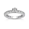 18K White Gold Round Diamond Engagement Ring 1.85ct -Outlet Radiant Bijou Store 18k gold round diamond engagement ring 185ct p 34586 white 20220426