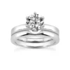 18K White Gold Round Diamond Engagement Ring Set 0.75ct Band: 2.4mm, Eng.: 2.8mm -Outlet Radiant Bijou Store 18k gold round diamond engagement ring set 075ct p 30047 white 20220426