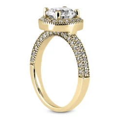 18K White Gold Round Diamond Engagement Ring Set 1.70ct -Outlet Radiant Bijou Store 18k gold round diamond engagement ring set 170ct p 29937 additional yellow