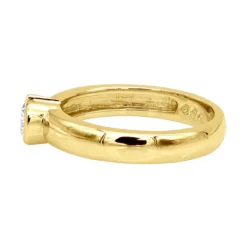 Thin 18K White Gold Round Diamond Ladies Ring 0.30ct -Outlet Radiant Bijou Store 18k gold round diamond ladies ring 030ct p 32666 backye