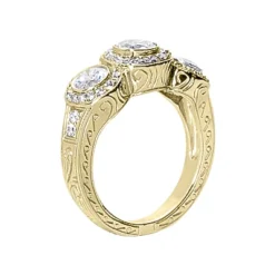 18K White Gold Round Diamond Ladies Ring 0.84ct 4.2mm -Outlet Radiant Bijou Store 18k gold round diamond ladies ring 084ct p 32900 back yellow 20220420 20220426