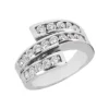 18K White Gold Round Diamond Ladies Ring 0.90ct 14.1mm -Outlet Radiant Bijou Store 18k gold round diamond ladies ring 090ct p 32446 white 20220426