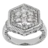 18K White Gold Round Diamond Ladies Ring 1.49ct -Outlet Radiant Bijou Store 18k gold round diamond ladies ring 149ct p 32060 white 20220426
