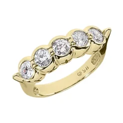 18K White Gold Round Diamond Ladies Ring 1.50ct 6.2mm -Outlet Radiant Bijou Store 18k gold round diamond ladies ring 150ct p 32114 yellow 20220420 20220426