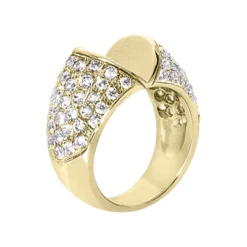 18K White Gold Round Diamond Ladies Ring 1.70ct -Outlet Radiant Bijou Store 18k gold round diamond ladies ring 170ct p 32964 back yellow 20220426