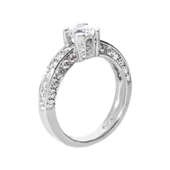 18K White Gold Round Diamond Ladies Ring 1.83ct 4.1mm -Outlet Radiant Bijou Store 18k gold round diamond ladies ring 183ct p 32796 back white 20220420 20220426