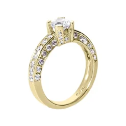 18K White Gold Round Diamond Ladies Ring 1.83ct 4.1mm -Outlet Radiant Bijou Store 18k gold round diamond ladies ring 183ct p 32796 back yellow 20220420 20220426