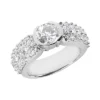 18K White Gold Round Diamond Ladies Ring 2.40ct 6.2mm -Outlet Radiant Bijou Store 18k gold round diamond ladies ring 240ct p 32488 white 20220420 20220426