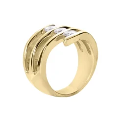 18K White Gold Round Diamond Right Hand Ladies Ring 0.30ct -Outlet Radiant Bijou Store 18k gold round diamond right hand ladies ring 030ct p 31507 back yellow 20220420 20220426