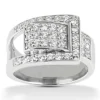 18K White Gold Round Diamond Right Hand Ladies Ring 0.50ct -Outlet Radiant Bijou Store 18k gold round diamond right hand ladies ring 050ct p 31627 white 20220426
