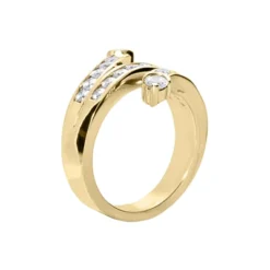 18K White Gold Round Diamond Right Hand Ladies Ring 0.90ct -Outlet Radiant Bijou Store 18k gold round diamond right hand ladies ring 090ct p 31469 back yellow 20220426