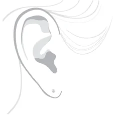 18K White Gold Solitaire Round Diamond Bezel Stud Earrings 0.25ct 12 18K White Gold Solitaire Round Diamond Bezel Stud Earrings 0.25ct -Outlet Radiant Bijou Store 18k gold solitaire round diamond bezel stud earrings 025ct bodwh