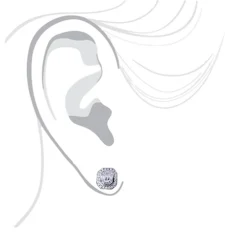 18K White Gold Unique Designer Diamond Earrings Studs 2.04ct By Luccello -Outlet Radiant Bijou Store 18k gold unique designer diamond earrings studs 204ct by luccello 3