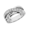 18K White Gold Women's Diamond Ring 0.40ct