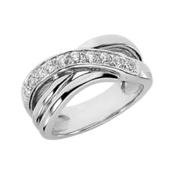 18K White Gold Women's Diamond Ring 0.40ct