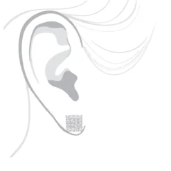 2 Carat Luxurman Square Shape Round Diamond Earrings Studs 14K White Gold -Outlet Radiant Bijou Store 2 carat luxurman square shape round diamond earrings studs in 14k gold bodwh