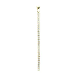 3 Inch Long Diamond Journey Necklace Ladies 14K White Gold String Pendant 0.75Ct -Outlet Radiant Bijou Store 3 inch long diamond journey necklace ladies 14k gold string pendant 075ct 001275 ye