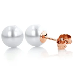 6-6.5mm 14K White Gold White Fresh Water Pearl Stud Earrings 10 6-6.5mm 14K White Gold White Fresh Water Pearl Stud Earrings -Outlet Radiant Bijou Store 6 65mm 14k gold white fresh water pearl stud earrings p 5904 ro