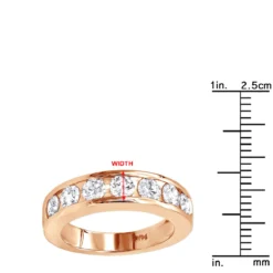 7 Stone Anniversary Ring 1.5 Carats 14K White Gold Diamond Wedding Band For Women -Outlet Radiant Bijou Store 7 stone anniversary ring 15 carats 14k gold diamond wedding band for women 000793 rulerro