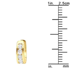 9mm Huggies 14K Yellow Gold Small Diamond Hoop Earrings For Children 0.15ct 17 9mm Huggies 14K Yellow Gold Small Diamond Hoop Earrings For Children 0.15ct -Outlet Radiant Bijou Store 9mm huggies real 14k gold small diamond hoop earrings for children 015ct 018004 rulerye 20211228