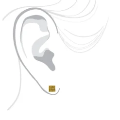 10K Yellow Gold Affordable Yellow Diamond Stud Earrings For Men And Women 0.23ct -Outlet Radiant Bijou Store affordable 023ct yellow diamond stud earrings for men and women in 10k gold 407128 bodwh