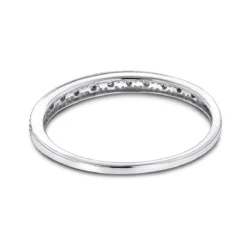 Affordable Stackable 10K White Gold Diamond Ring For Women -Outlet Radiant Bijou Store affordable diamond wedding bands for women stackable diamond ring 10k gold backwh