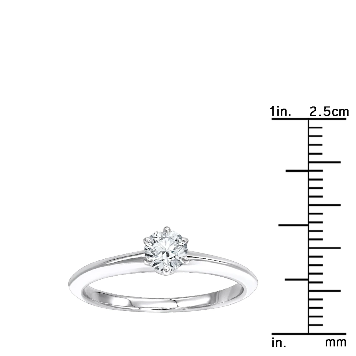 Tiffany & Co. Authentic Tiffany & Co Platinum Diamond Engagement Ring 0.32ct 6 Tiffany & Co. Authentic Tiffany & Co Platinum Diamond Engagement Ring 0.32ct - Image 4