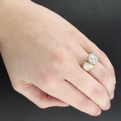 Baguette Diamond Engagement Ring Setting 1.03ct 14K Yellow Gold -Outlet Radiant Bijou Store baguette diamond engagement ring setting 103ct 14k gold p 49531bod