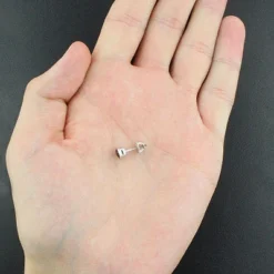 Black Diamond Earring Stud 0.50ct 14K White Gold -Outlet Radiant Bijou Store black diamond earring stud 050ct 14k gold p 46798back