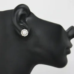 Champagne Color Diamond Earrings 0.60ct 10K Yellow Gold -Outlet Radiant Bijou Store champagne color diamond earrings 060ct 10k gold 3