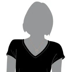 Designer 14 Karat 14K Rose Gold Diamond Heart Pendant 0.63ct -Outlet Radiant Bijou Store designer 14 karat gold diamond heart pendant 063ct p 6243 bodro