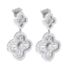 Designer 14K White Gold Diamond Flower Earrings 1.49ct -Outlet Radiant Bijou Store designer 14k gold diamond flower earrings 149ct p 6713 white