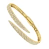 Arrow Design 2 Carat Pave Round Bangle Bracelet For Women 14K Yellow Gold -Outlet Radiant Bijou Store designer 14k gold pave diamond bangle bracelet for women arrow design 2ct 803218 ye 1689176373