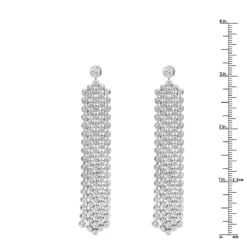 Designer 14K Yellow Gold Waterfall Diamond Drop Earrings For Women 6ct By Luxurman -Outlet Radiant Bijou Store designer 14k gold waterfall diamond drop earrings for women 5ct by luxurman rulerwh