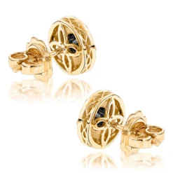 Designer 14K Yellow Gold Yellow Black Diamond Stud Earrings 1.92ct 11 Designer 14K Yellow Gold Yellow Black Diamond Stud Earrings 1.92ct -Outlet Radiant Bijou Store designer 14k yellow black diamond stud earrings 192ct p 48235 backye
