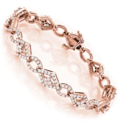 Designer Diamond Bracelet For Women 14K White Gold 4.94ct -Outlet Radiant Bijou Store designer diamond bracelet 14k 494ct p 41384 ro