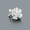 Designer Diamond Cluster Earring 14K White Gold 0.59ct -Outlet Radiant Bijou Store designer diamond cluster earring 14k gold 059ct p 46717