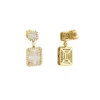 Designer Ladies Round & Baguette Diamond Drop Earrings 14K Yellow Gold 1.75ct -Outlet Radiant Bijou Store designer ladies round baguette diamond drop earrings 14k gold 175ct 803210 ye 20211213