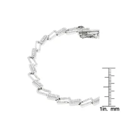 Diamond Bracelets 14K White Gold Ladies Diamond Bracelet 1.84 -Outlet Radiant Bijou Store diamond bracelets 14k gold ladies diamond bracelet 184 p 7049 rulerwh