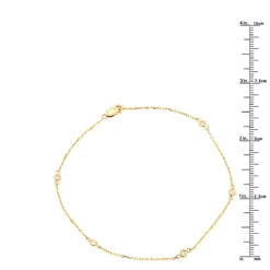 Diamond By The Yard Solid 14K Gold Anklet Bracelet With Diamonds By Luxurman 12 Diamond By The Yard Solid 14K Gold Anklet Bracelet With Diamonds By Luxurman -Outlet Radiant Bijou Store diamond by the yard solid 14k gold ankle bracelet with diamonds by luxurman rulerye