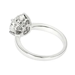 Diamond Cluster Engagement Ring 0.55ct 14K White Gold -Outlet Radiant Bijou Store diamond cluster engagement ring 055ct 14k p 43883 backwh