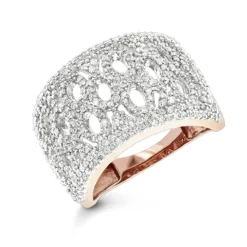 14K Yellow Gold Diamond Ring For Women 1ct -Outlet Radiant Bijou Store diamond fashion rings 14k gold diamond ring 130 p 38779 ro