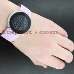 Women's 114 I-Gucci 3ct Diamond Pink Watch YA114404 -Outlet Radiant Bijou Store diamond gucci watches ladies diamond watch 285ct p 42330bod